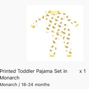 Kyte baby long sleeve pj set in Monarch